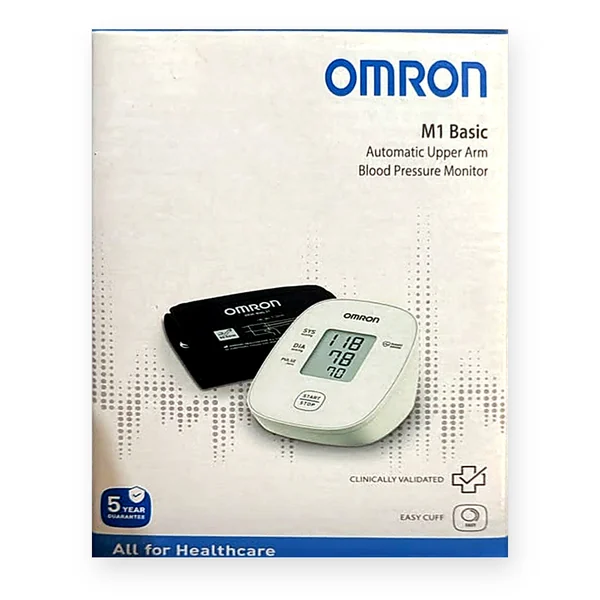 Omron M1 Basic box — Automatic upper-arm blood pressure monitor