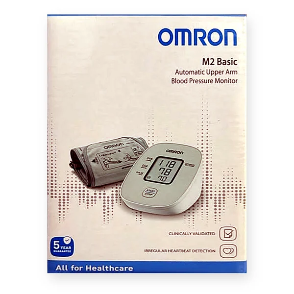 Omron M2 Basic box — Automatic upper-arm blood pressure monitor