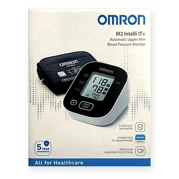 Omron M2 Intelli IT+ box — Automatic upper-arm blood pressure monitor